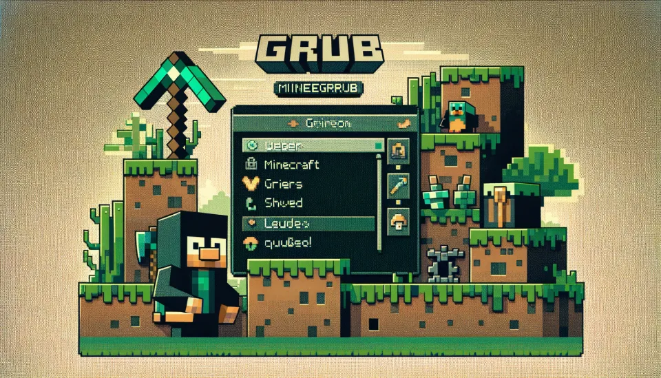 Minegrub: Minecraft-Inspired Grub Theme